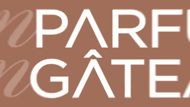 Logo Un Parfum Un Gâteau motion design