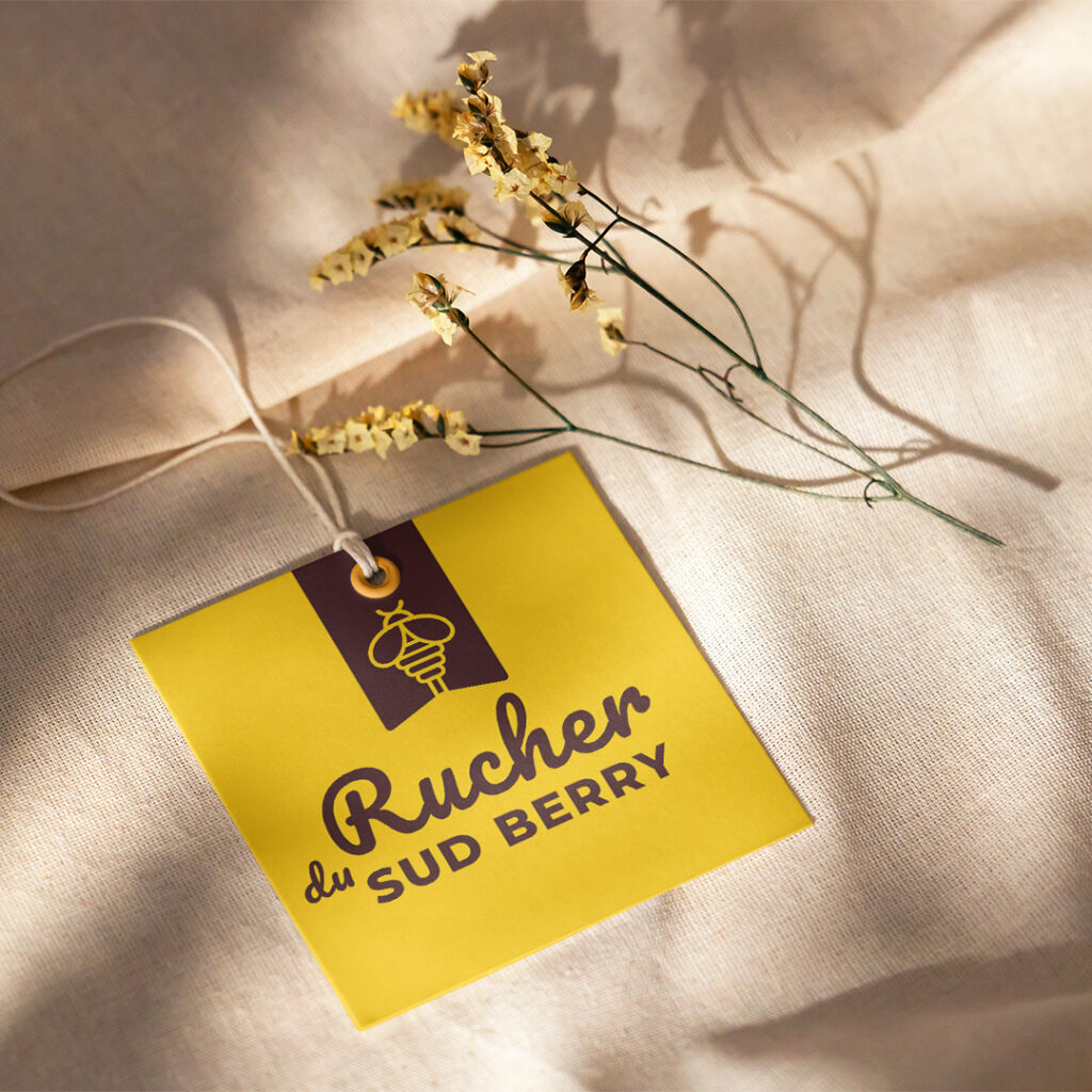 Label étiquette miel - Rucher du Sud Berry
