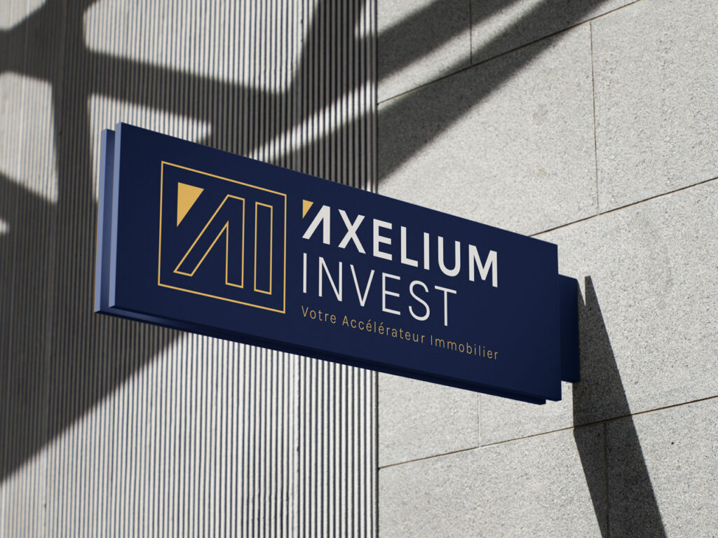 Panneau Axelium Invest immobilier