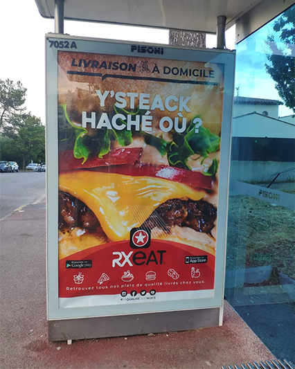 campagne affichage publicité livraison