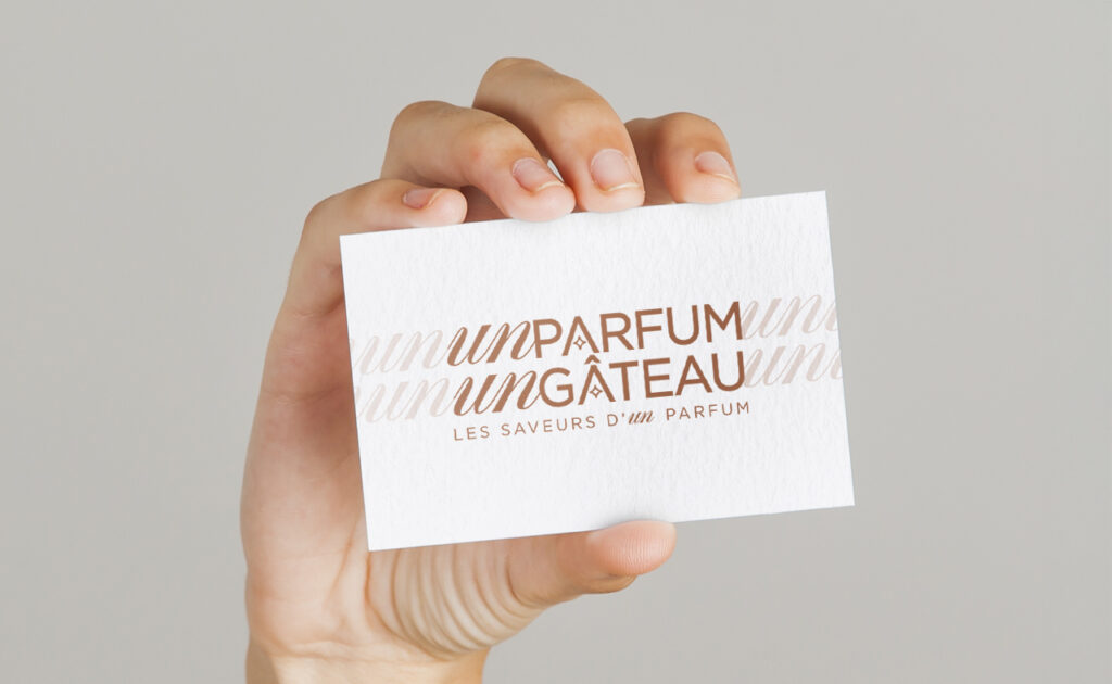 Carte de visite Un Parfum Un Gâteau